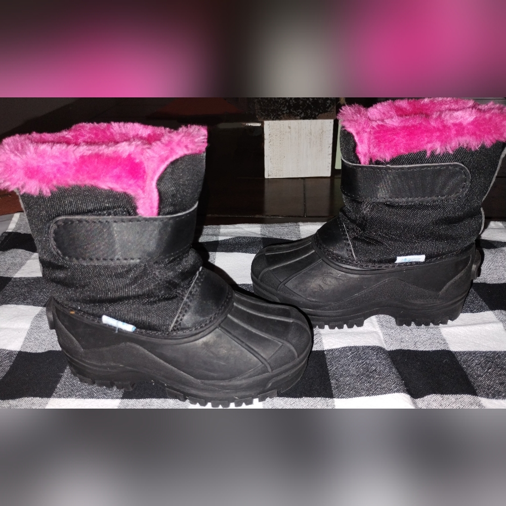 Zoog Girls Size 6 All Weather Waterproof Winter Boots EUC